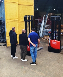 Тест-драйв складской техники на нашем складе в Новочебоксарске